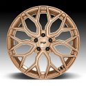 Niche Mazzanti M263 Brushed Platinum Bronze Custom Wheels 4